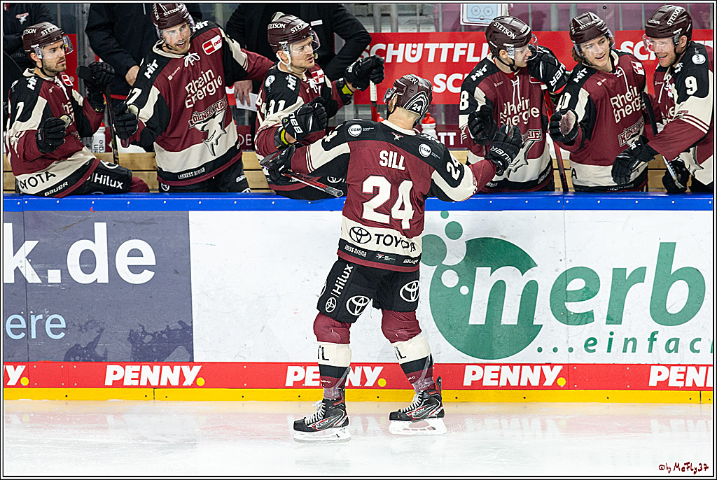 PENNY DEL;  Koelner Haie - Krefeld Pinguine; Koeln, 24.02.2021